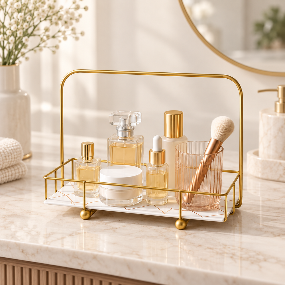Golden Arc Vanity Stand by Matrix