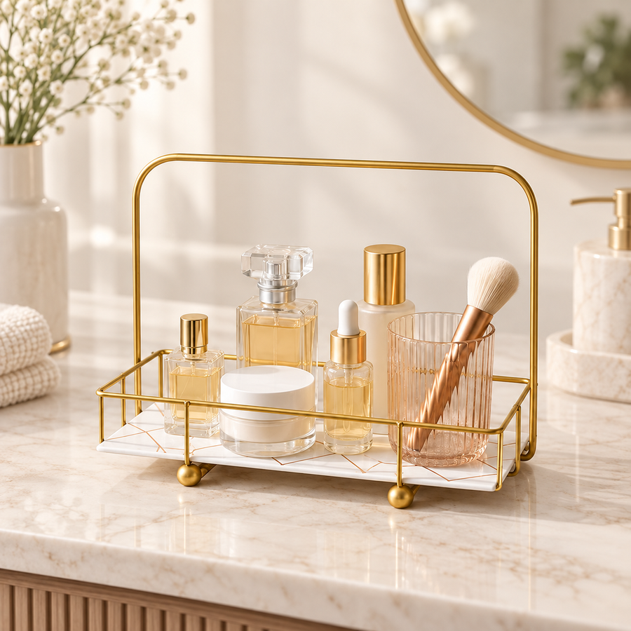 Golden Arc Vanity Stand by Matrix