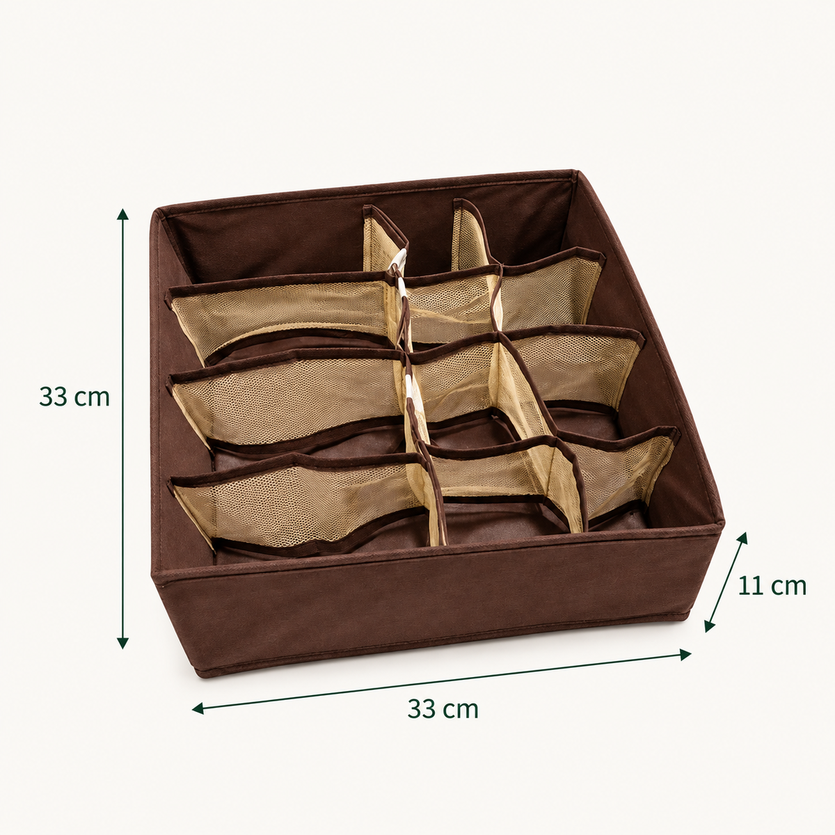 12-Grid Drawer & Accessories Organizer by Matrix dimensions
