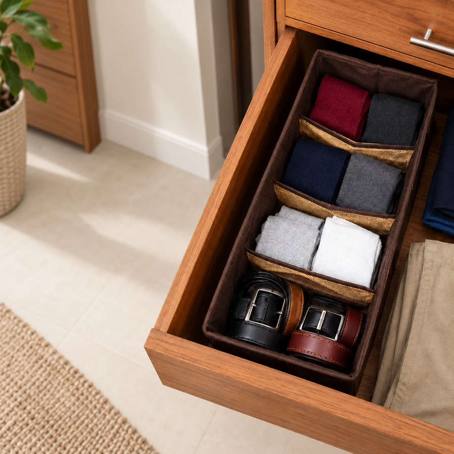 4-Grid Drawer & Accessories Organizer by Matrix