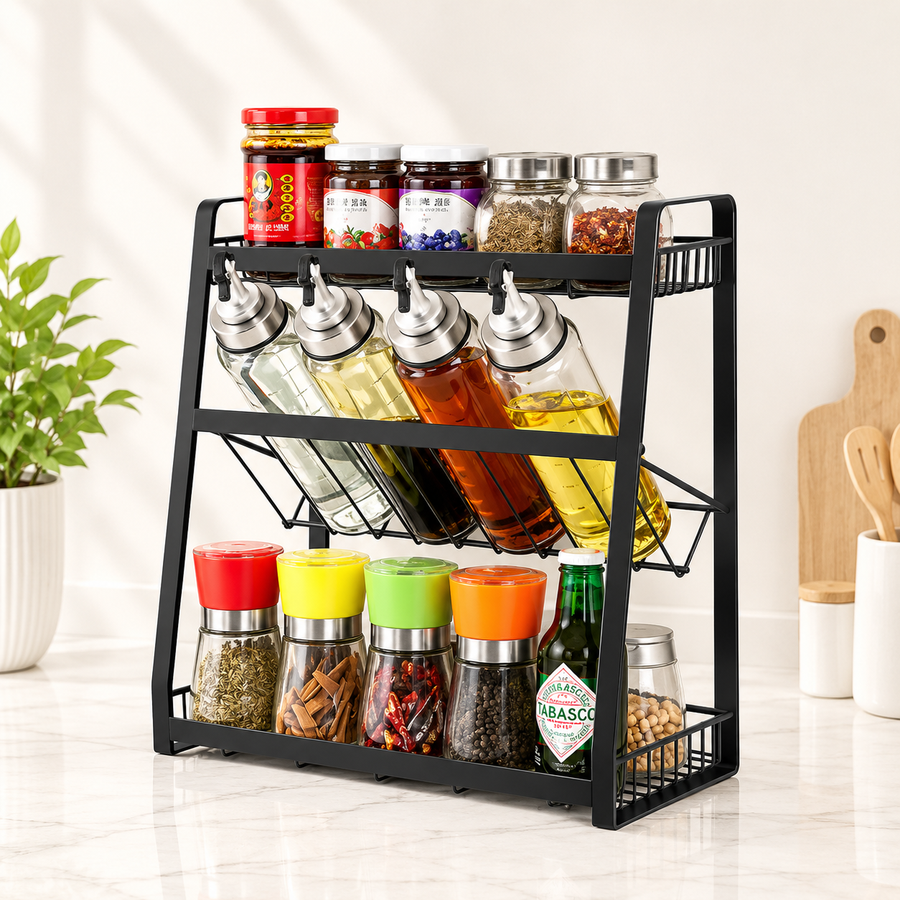 3-Tier Kitchen Storage Rack