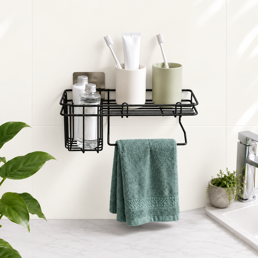 Convenient Bathroom Wall Caddy