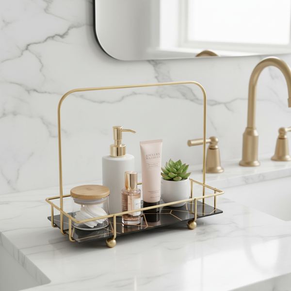 Golden Arc Vanity Stand by Matrix