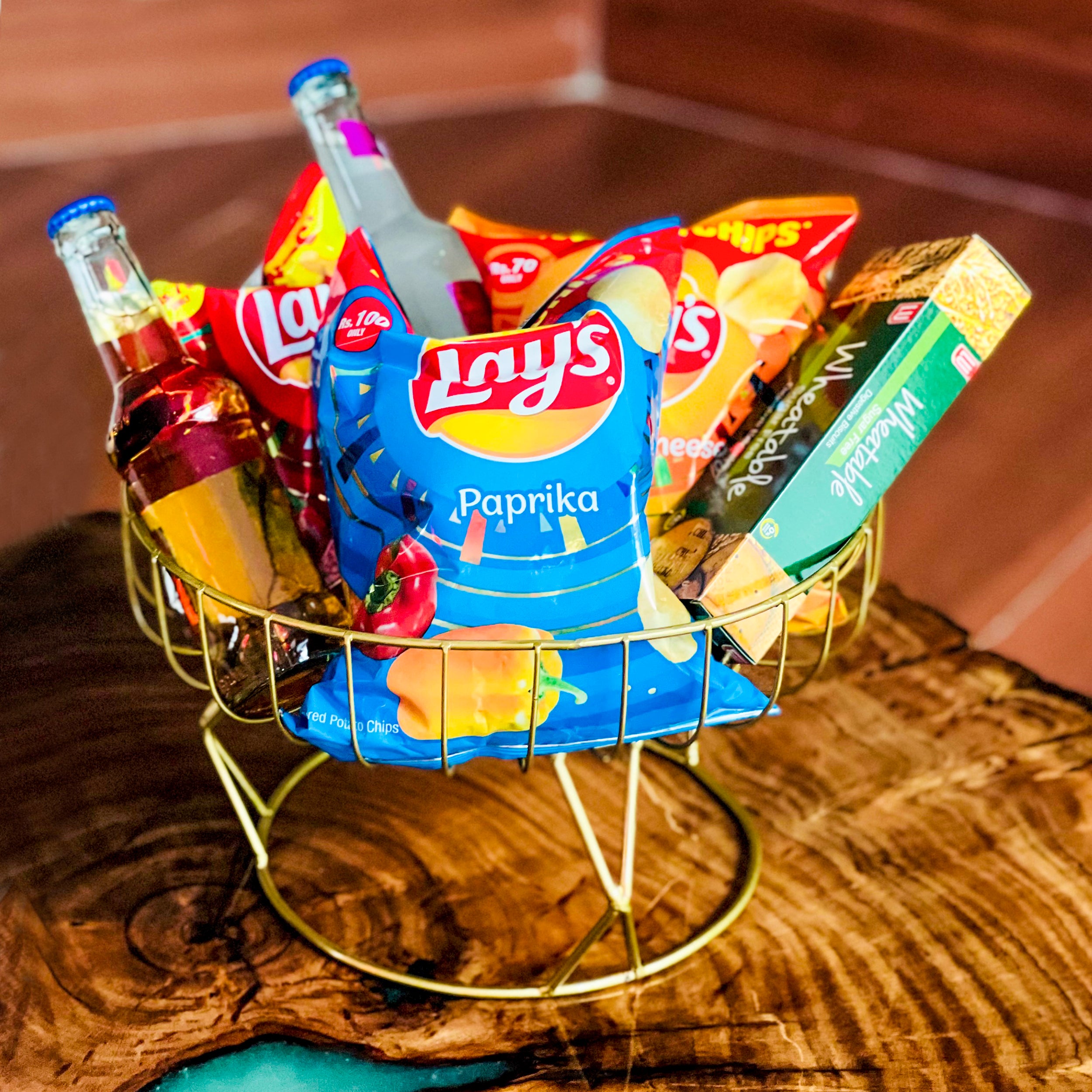 Golden Fruits & Snacks Display by Matrix – matrixhome-pk