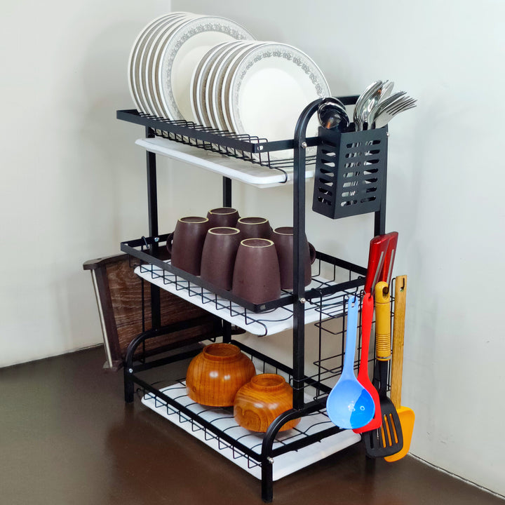 Organizer Tiered Dish Rack Multi Tired Dish Organizer – Matrixhome-pk