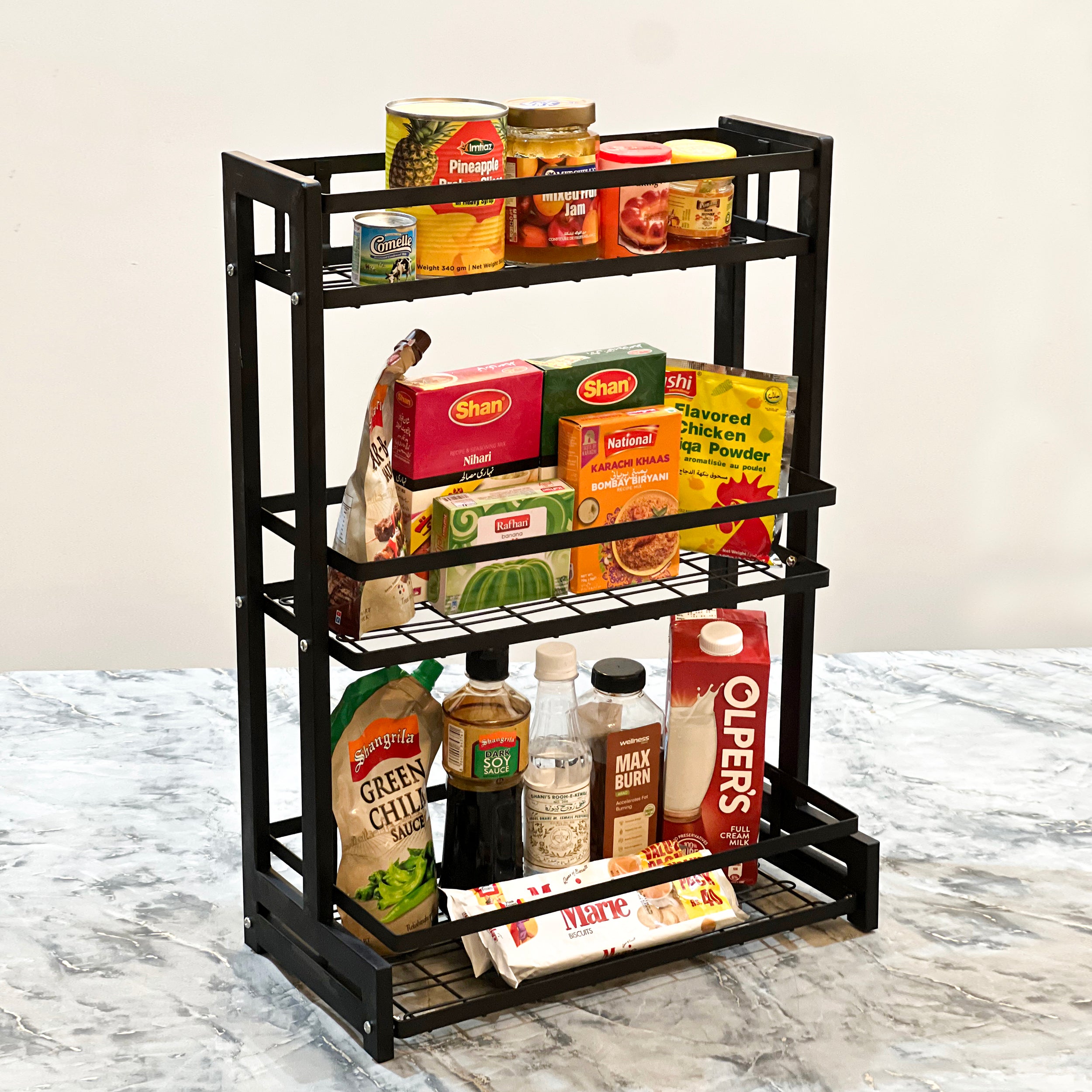 Multi-tiered Kitchen Storage Rack - 2 & 3 Tier Options | Matrix Home ...