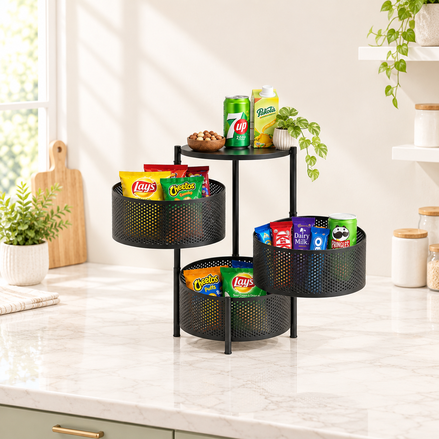 Counter Top Vegetable Metal Trolley By MATRIX