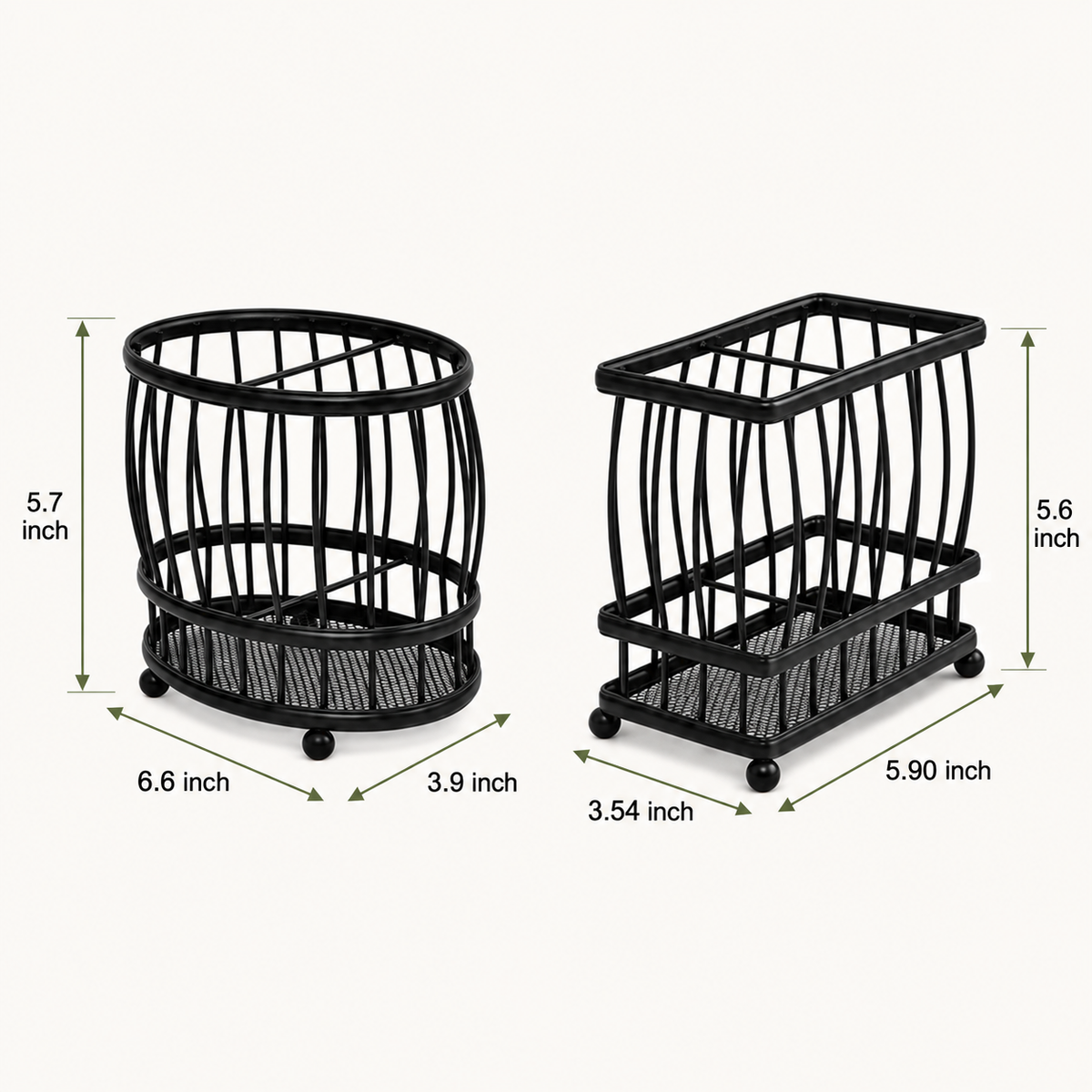Versatile Metal Caddy by Matrix dimensions