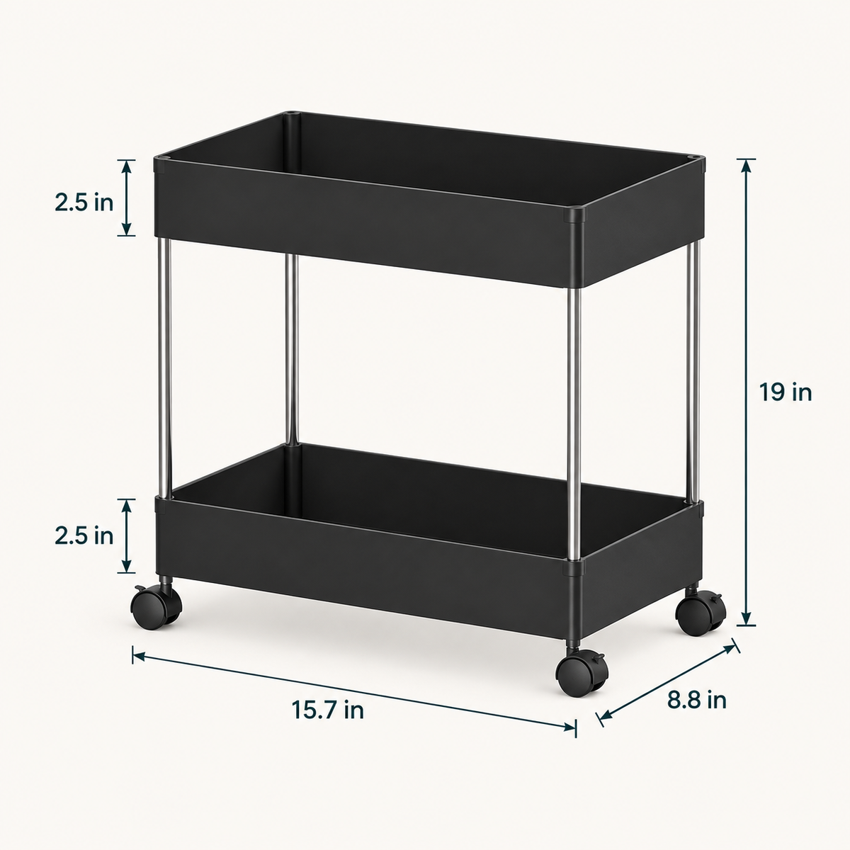 Multiuse Smart 2-Layer Organizer by Matrix dimensions