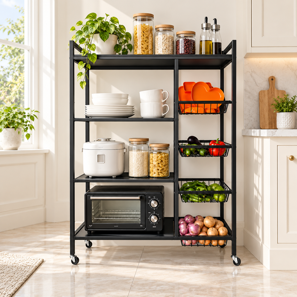Multifunctional Storage Rack by Matrix