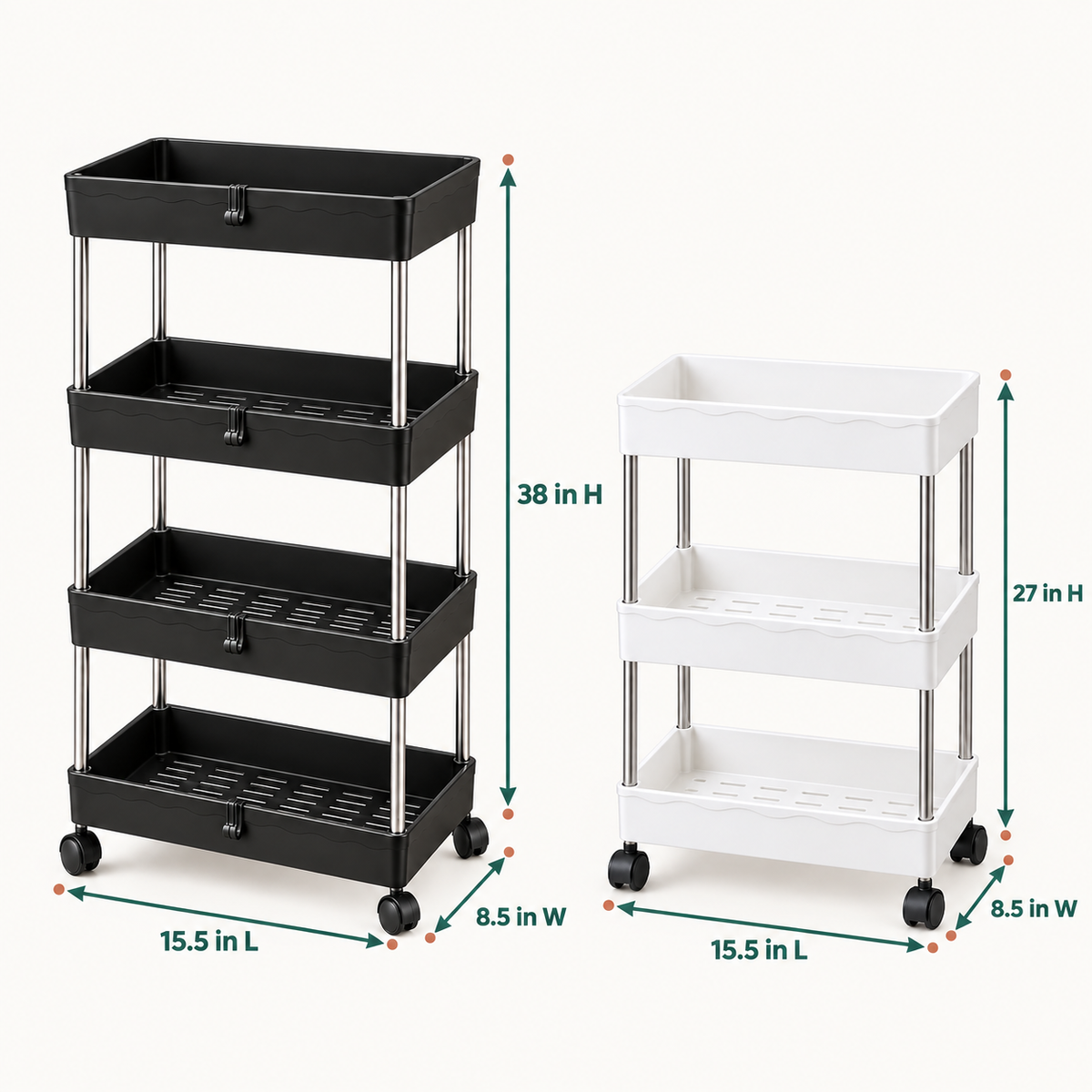Multi - Layer Smart Trolley - By Matrix dimensions