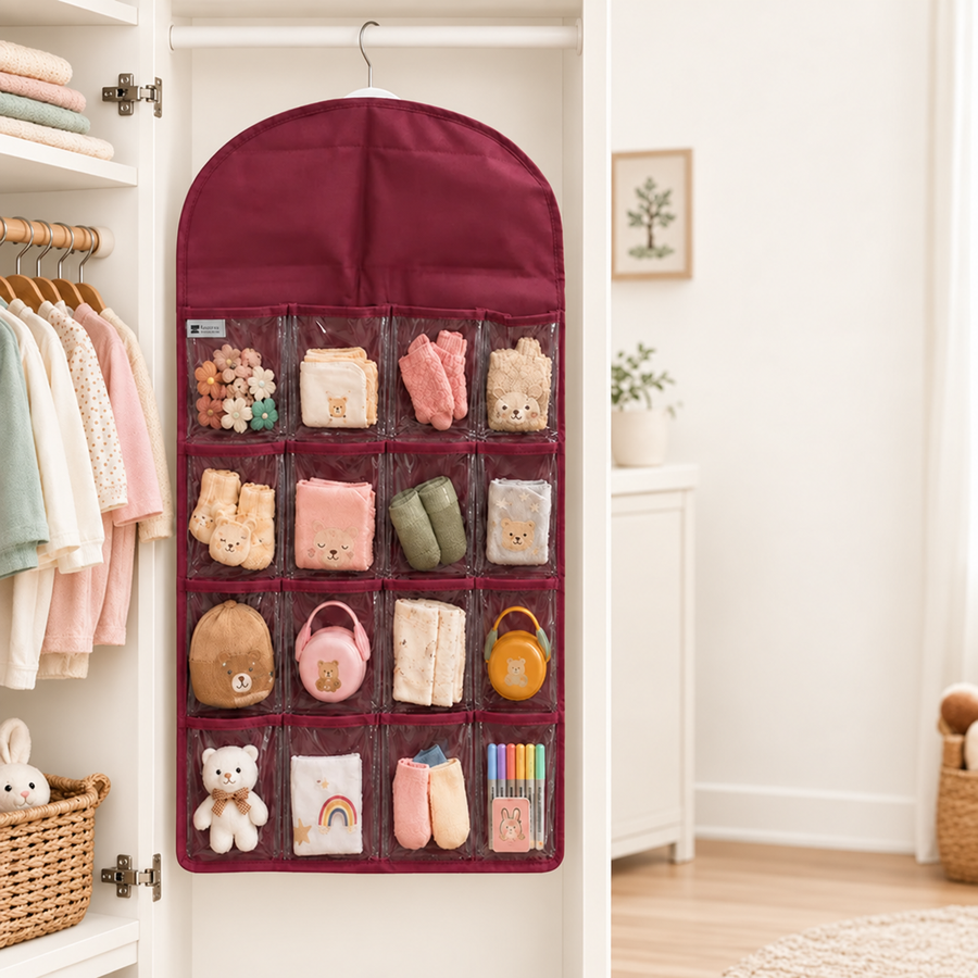 16-Pocket Clear-View Hanging Organizer by Matrix