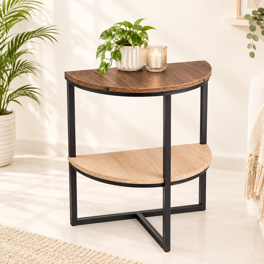 Half-Moon Side Table by Matrix