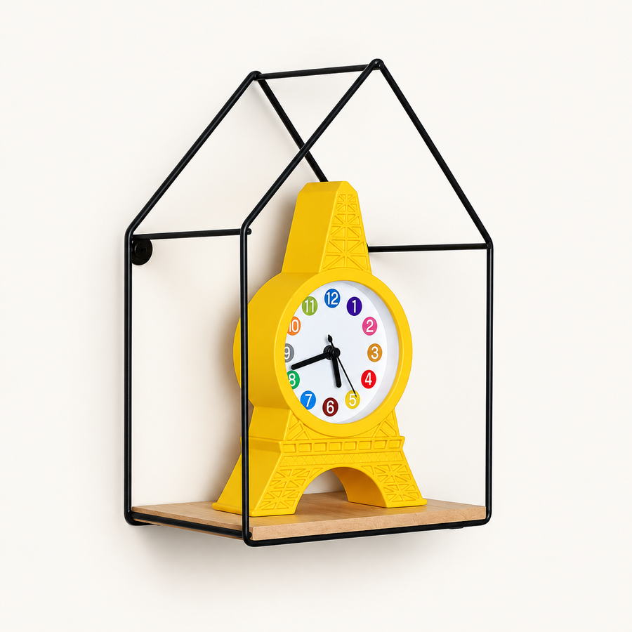 Hut Style Wall Shelf - Single Wooden Layer Style